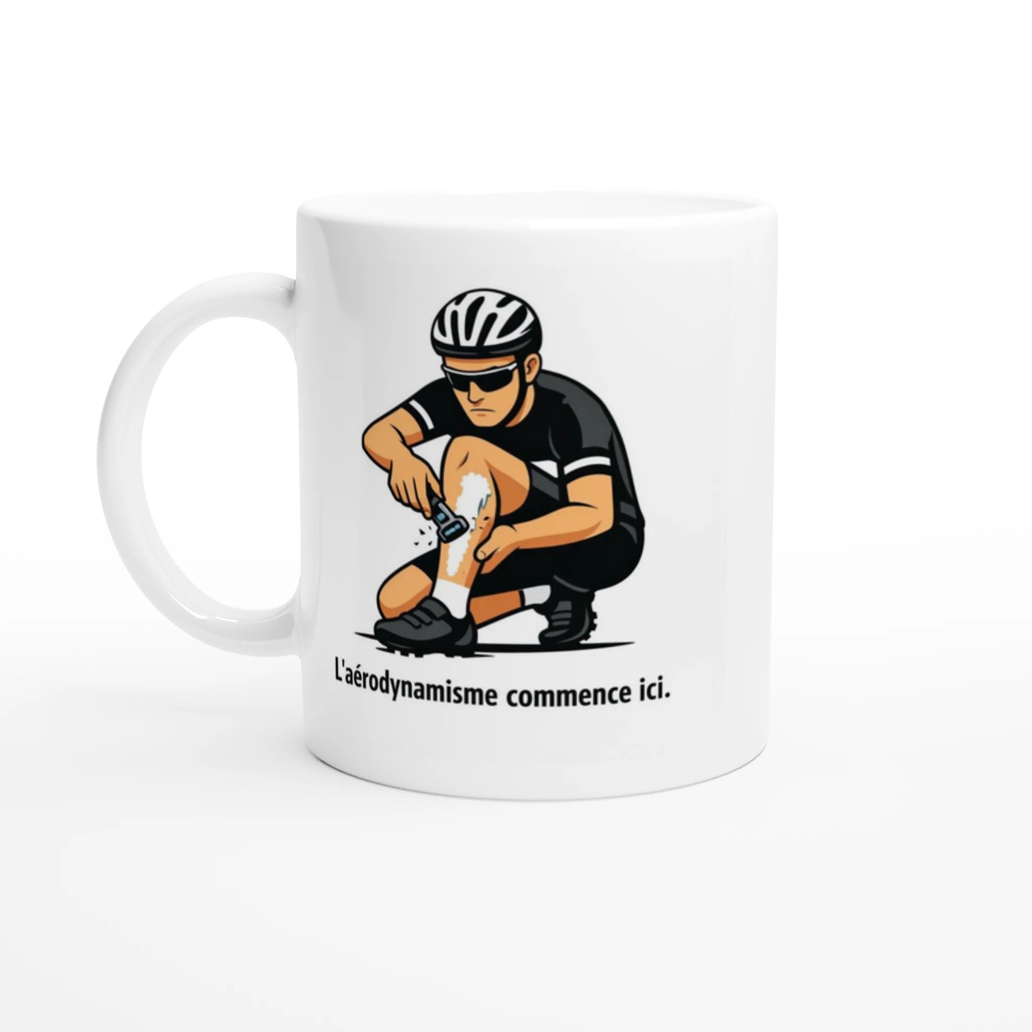 Mug "L'aérodynamisme commence ici" - Obyke Studio