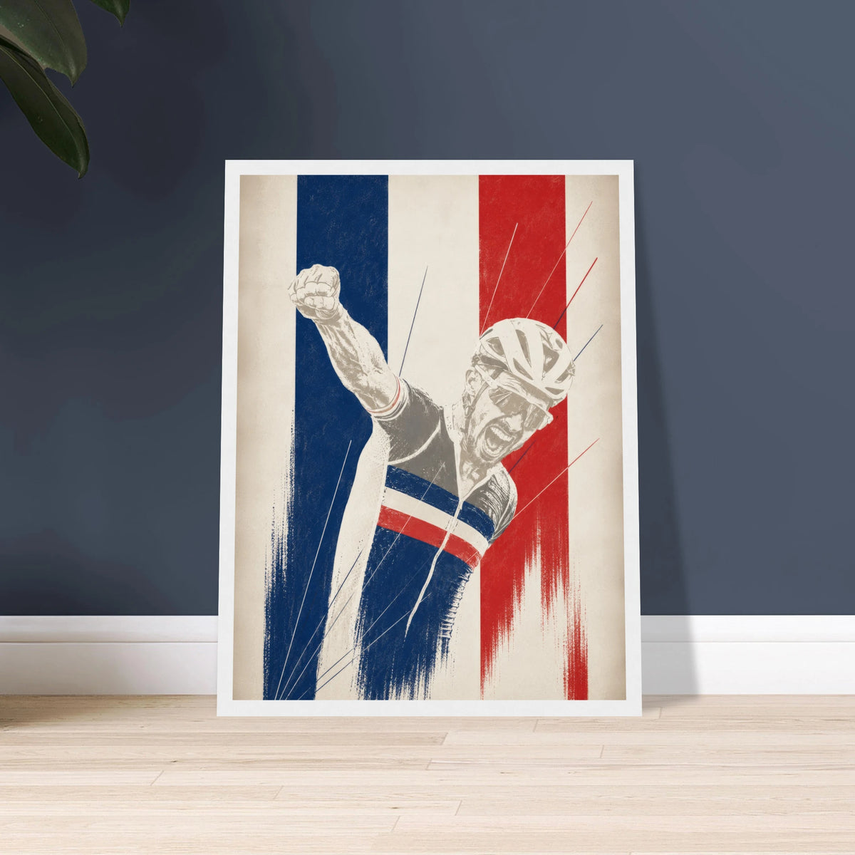 Affiche Loulou encadrée, décoration bureau ou atelier vélo