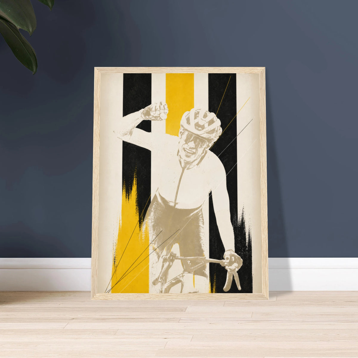 Poster JONAS encadré, décoration murale pour passionné de cyclisme