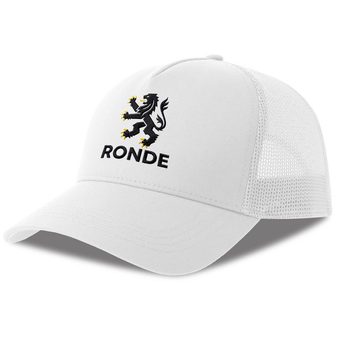 Casquette cycliste Ronde des Flandres, vue de côté avec filet respirant