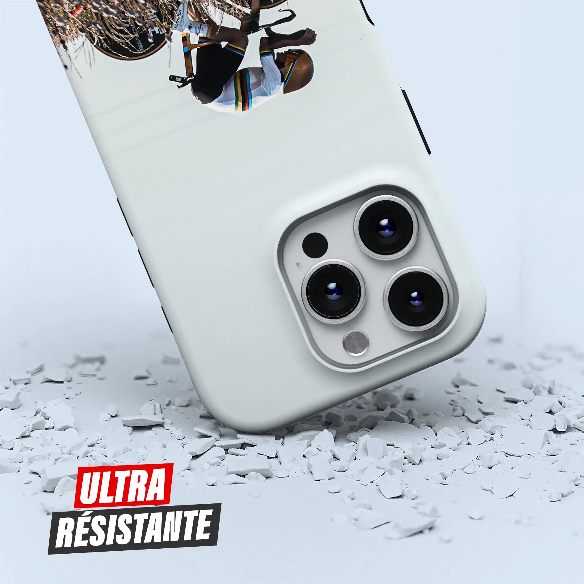 Coque iPhone cyclisme Rocket Remco, protection double couche