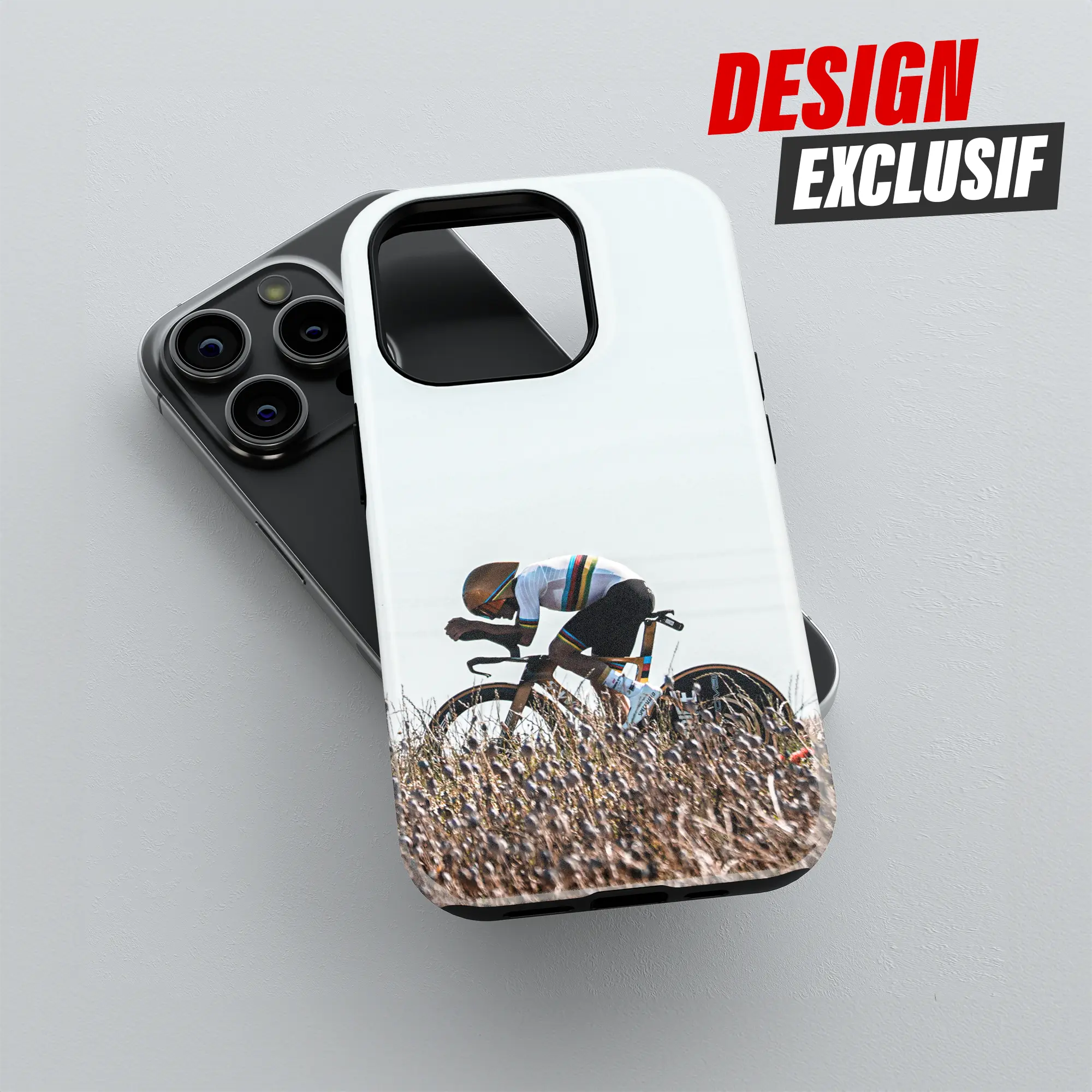 Coque iPhone Rocket Remco, détail de l'impression 3D