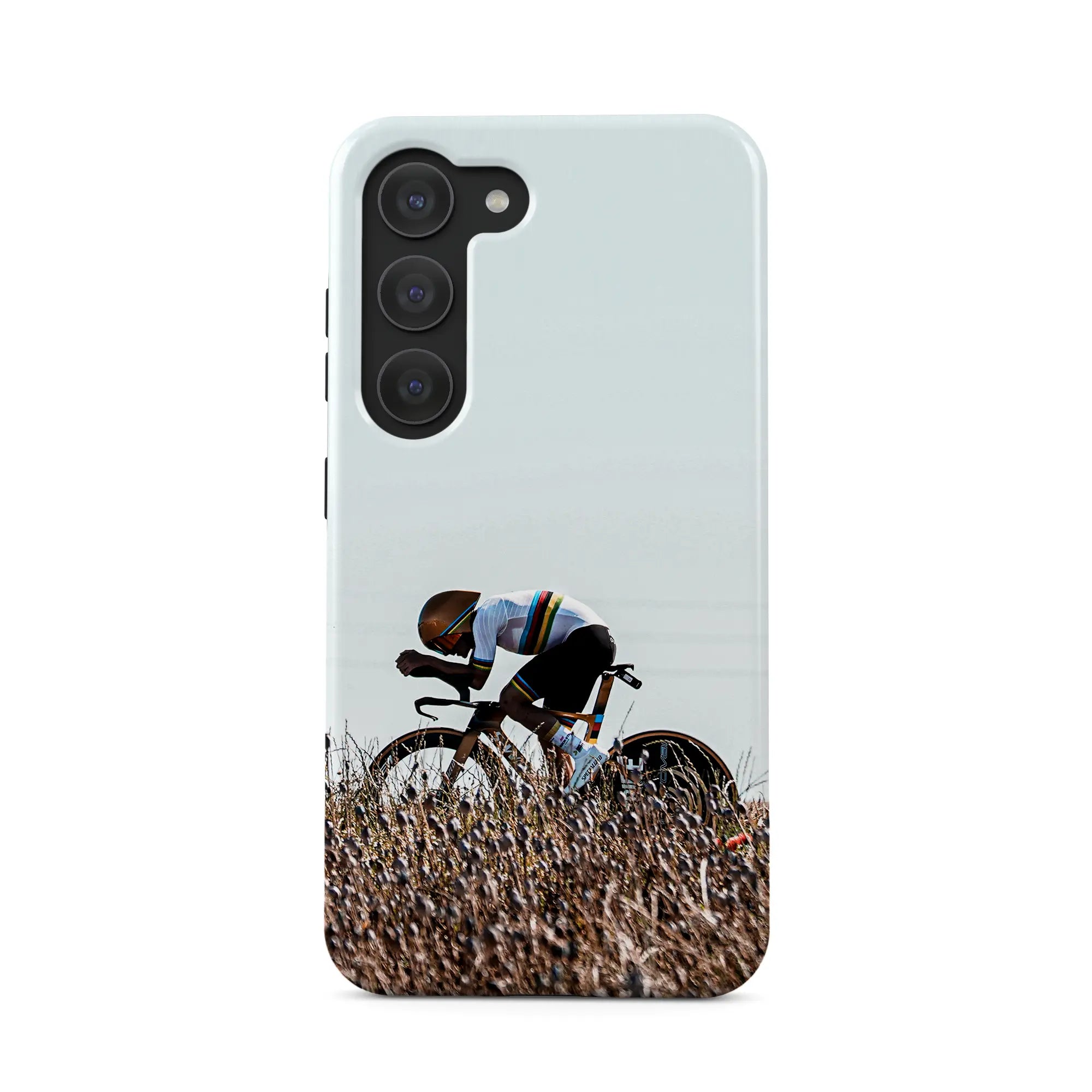Coque iPhone Rocket Remco installée sur smartphone, rendu final