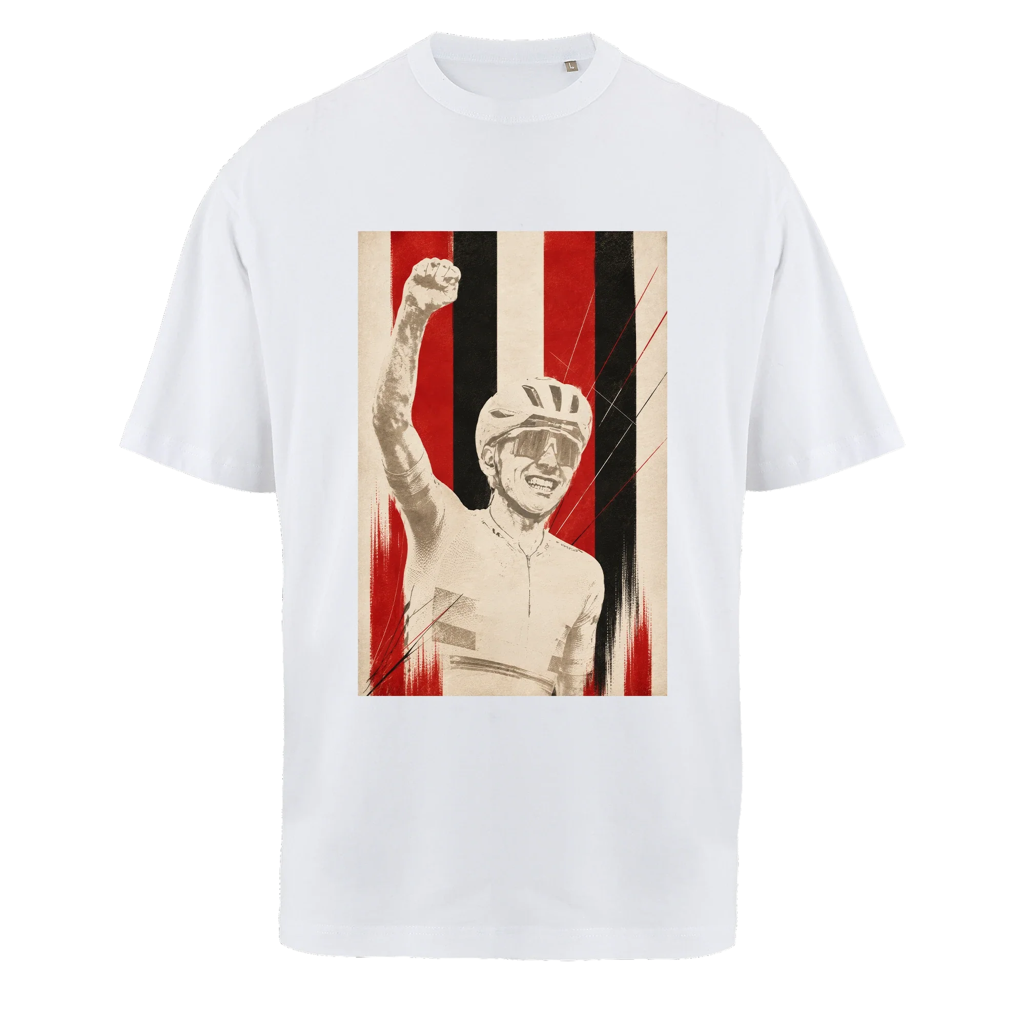 T-shirt oversize The Cannibal, flocage visuel en face avant