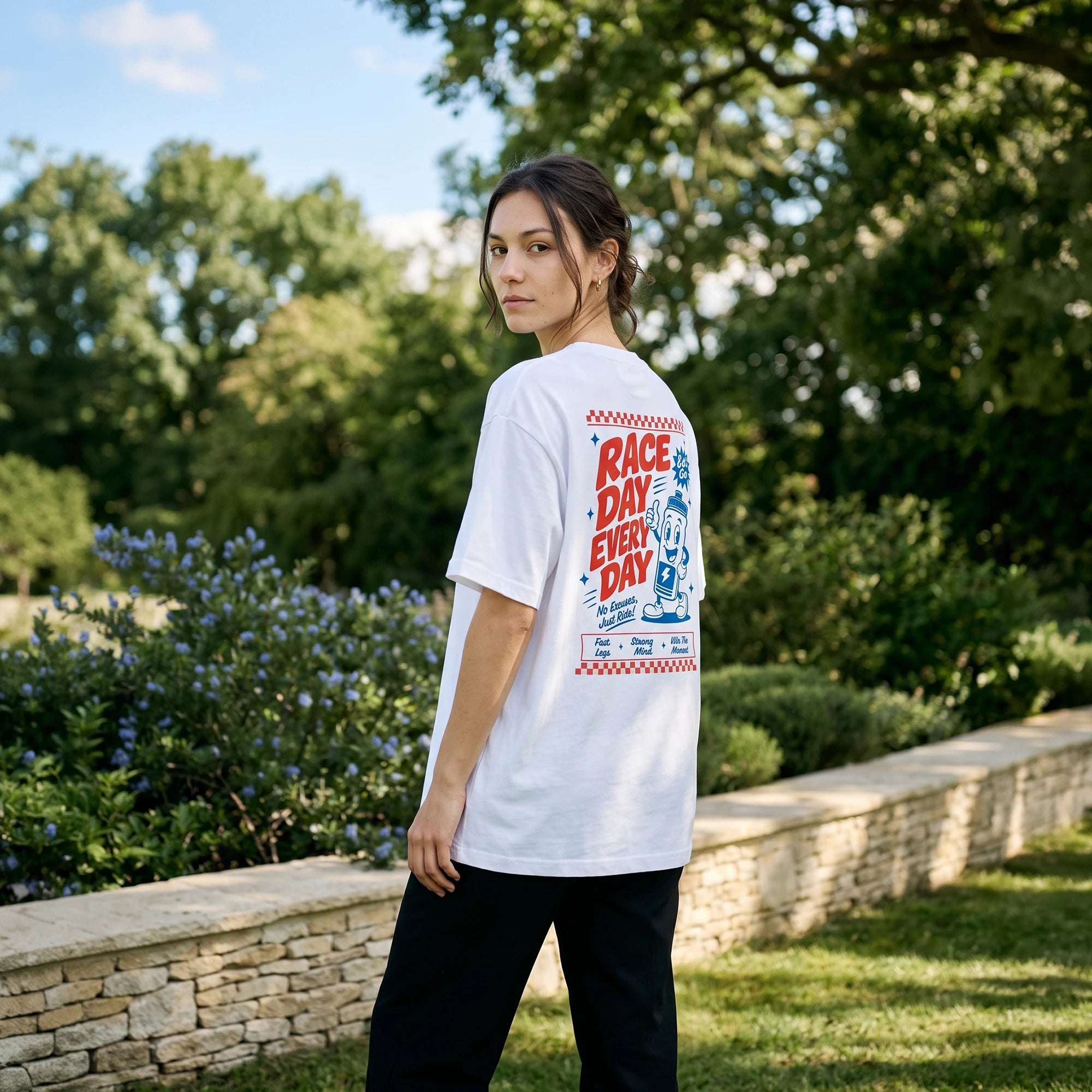 T-shirt oversize - Race Day Every Day