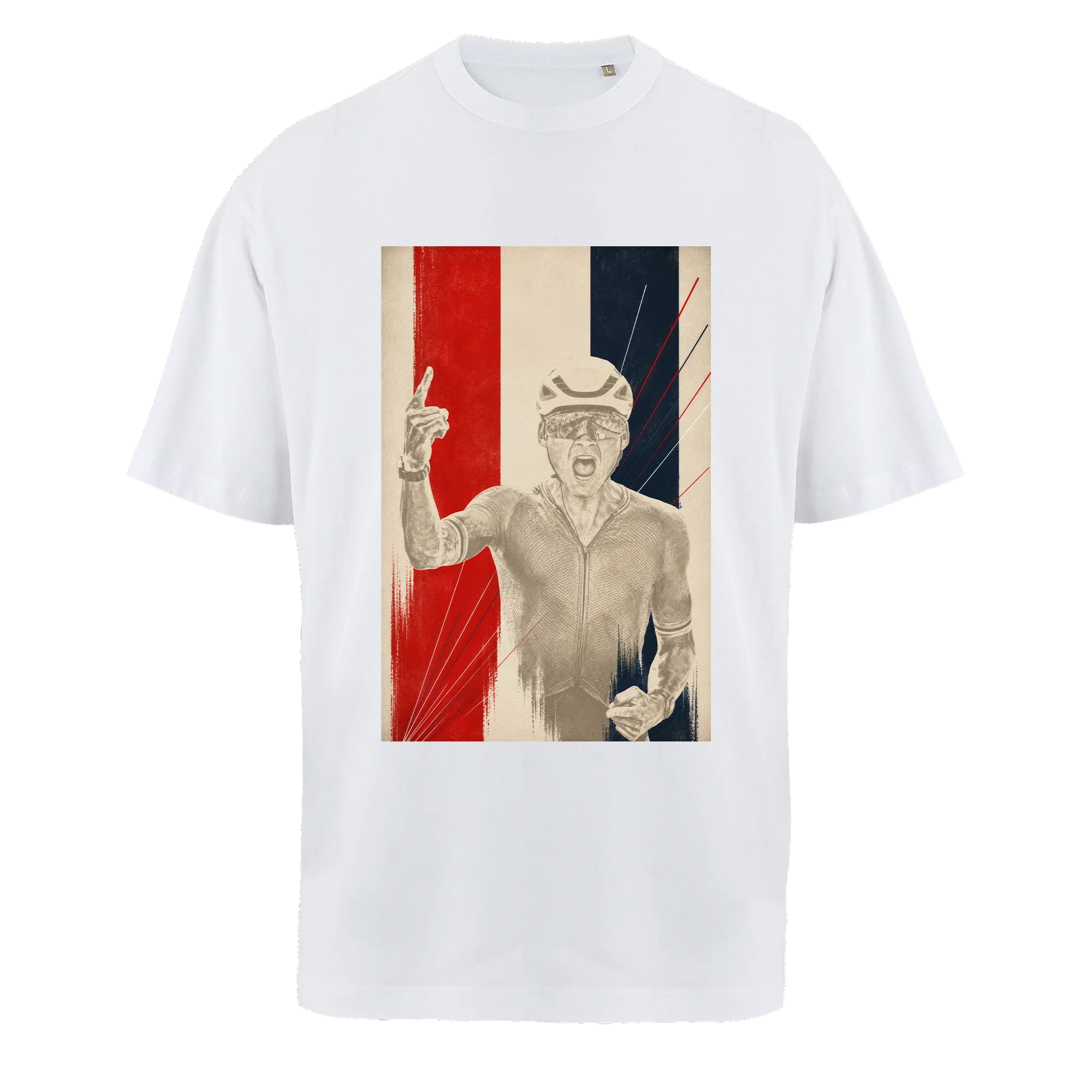 T-shirt oversize Dutch Prodigy, flocage visuel en face avant