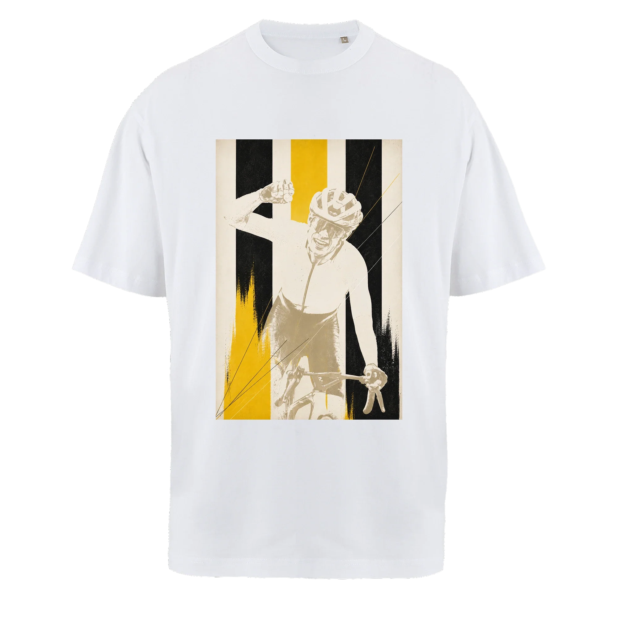 T-shirt oversize Danish Engine, flocage visuel en face avant