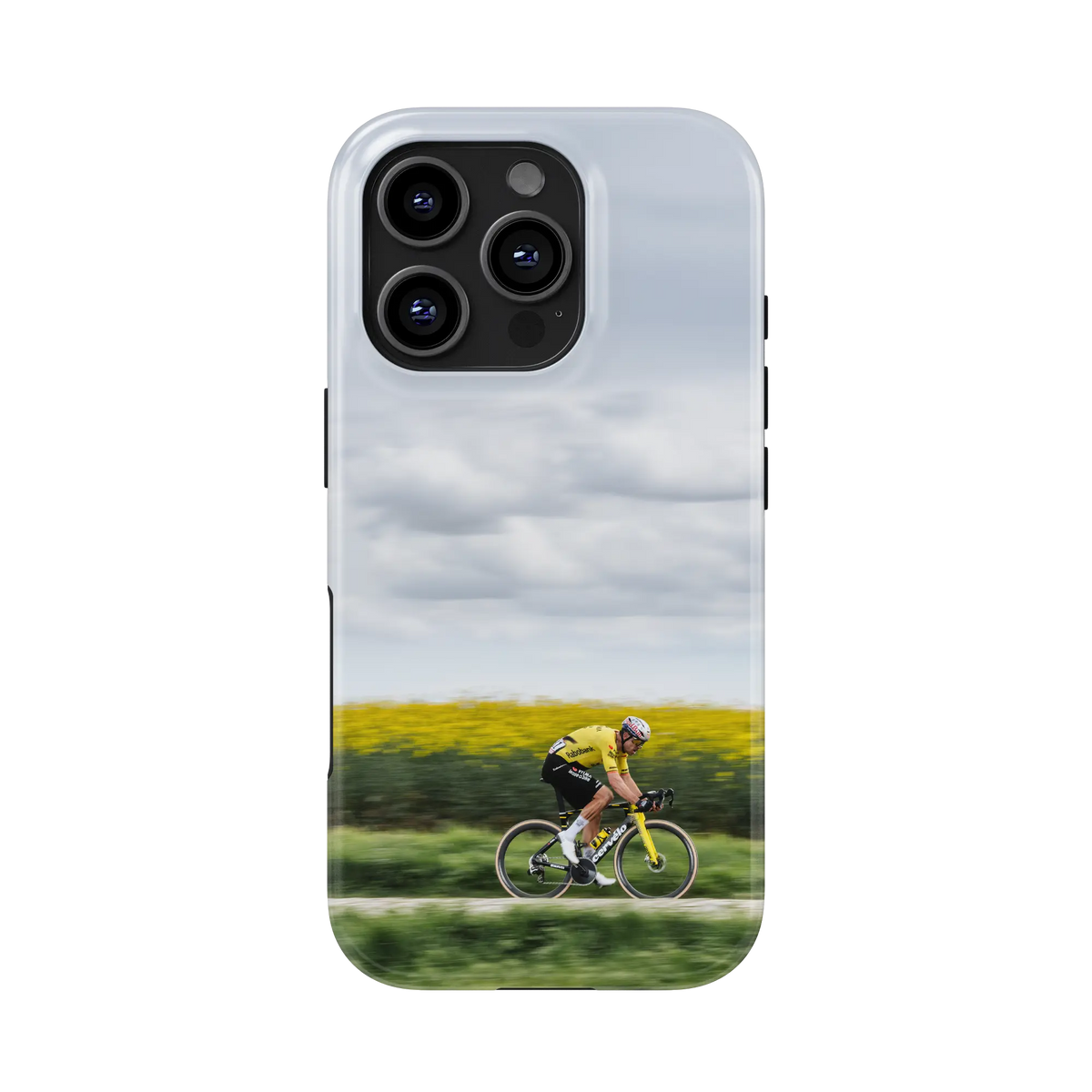 Coque iPhone cyclisme WVA Paris-Roubaix, design exclusif pavés du Nord