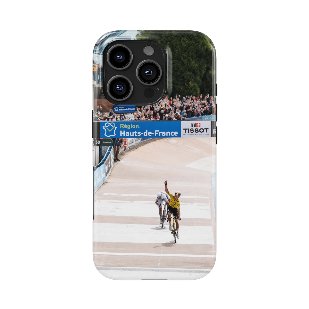 Coque iPhone cyclisme WVA Paris-Roubaix, seconde édition du design pavés