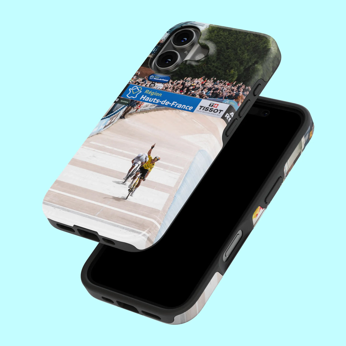 Coque de téléphone WVA Paris-Roubaix, vue de dos du visuel alternatif