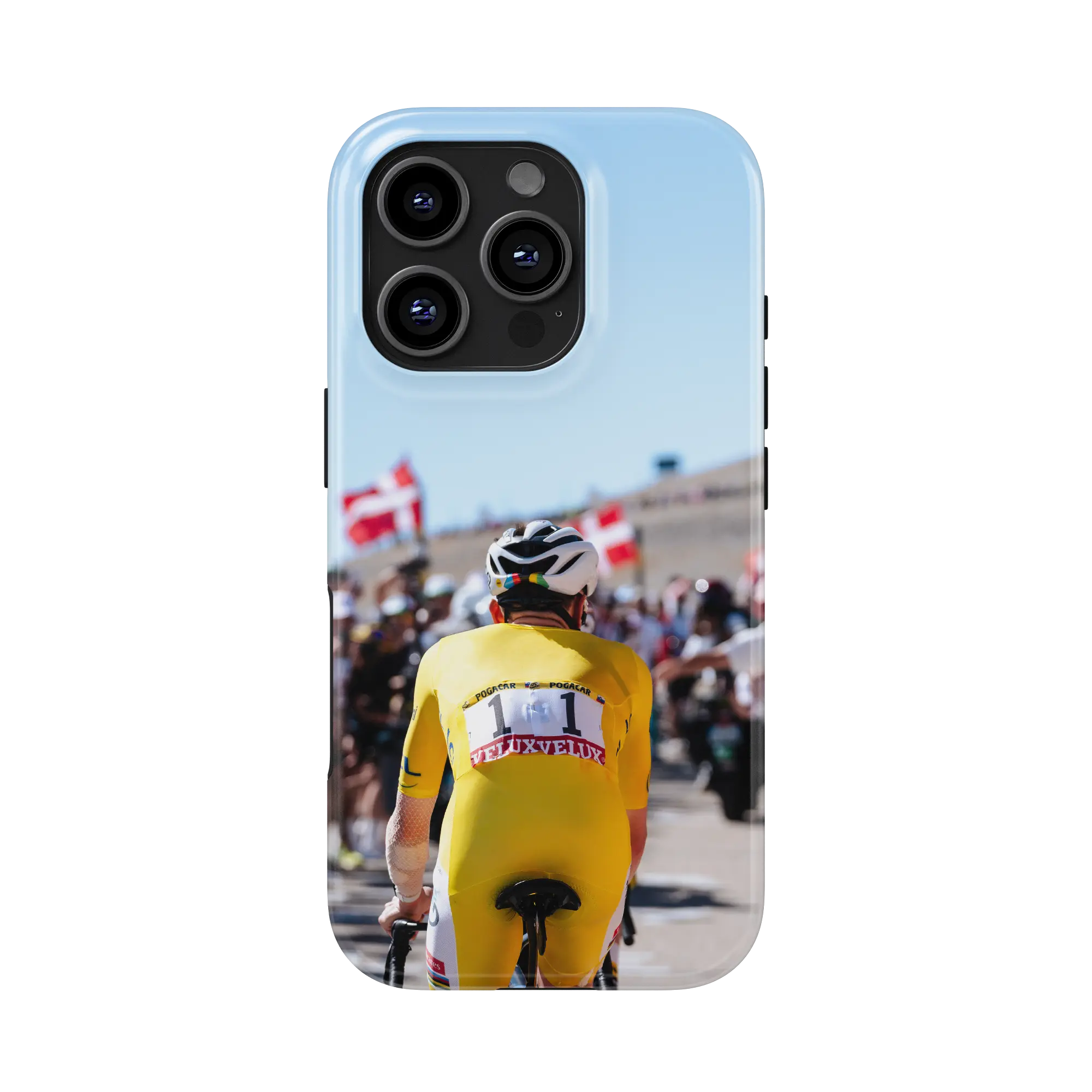 Coque iPhone Yellow Jersey in the Ventoux, vue de face