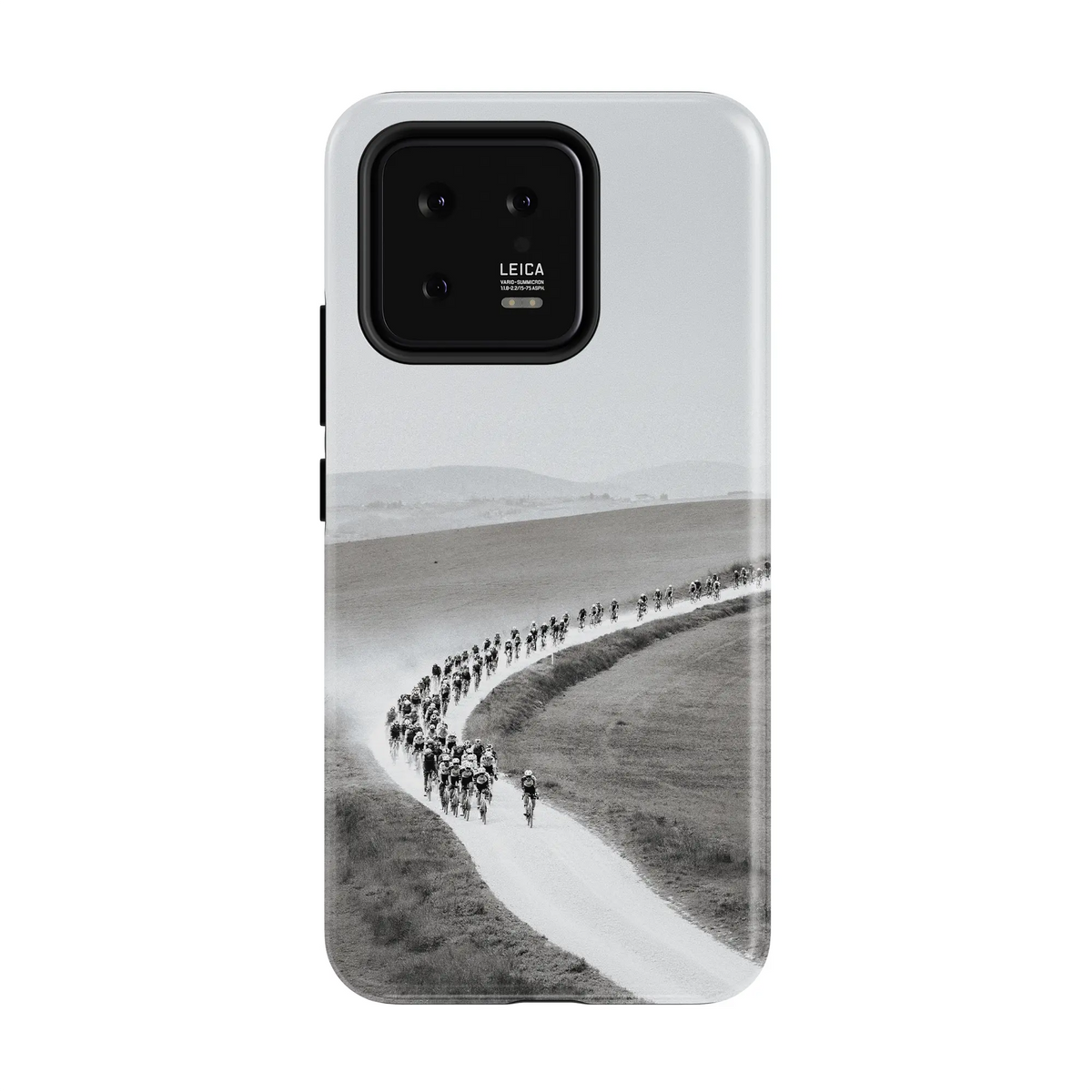 Coque iPhone Strade Bianche, cadeau pour passionné de cyclisme sur route