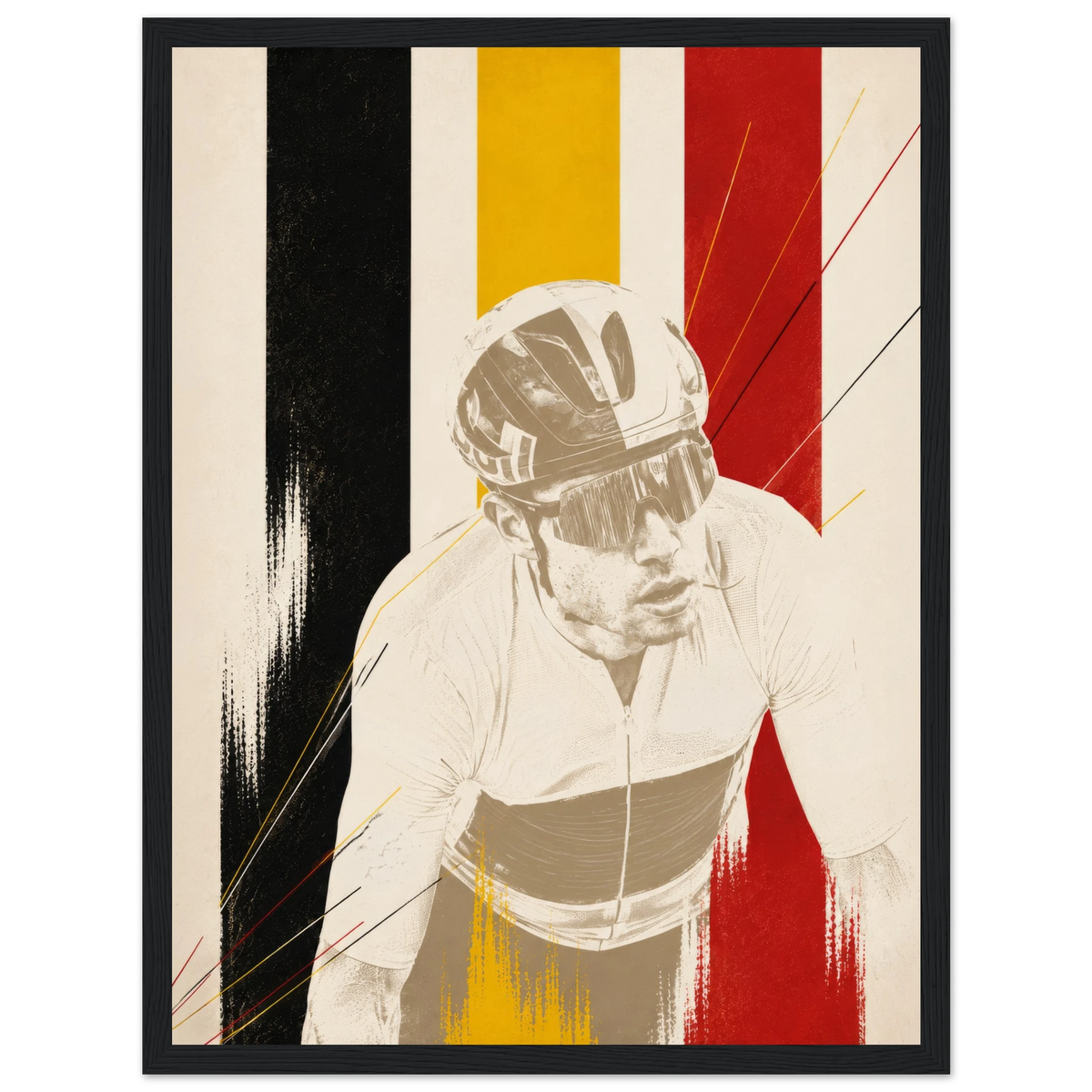 Affiche WVA encadrée, décoration bureau ou atelier vélo