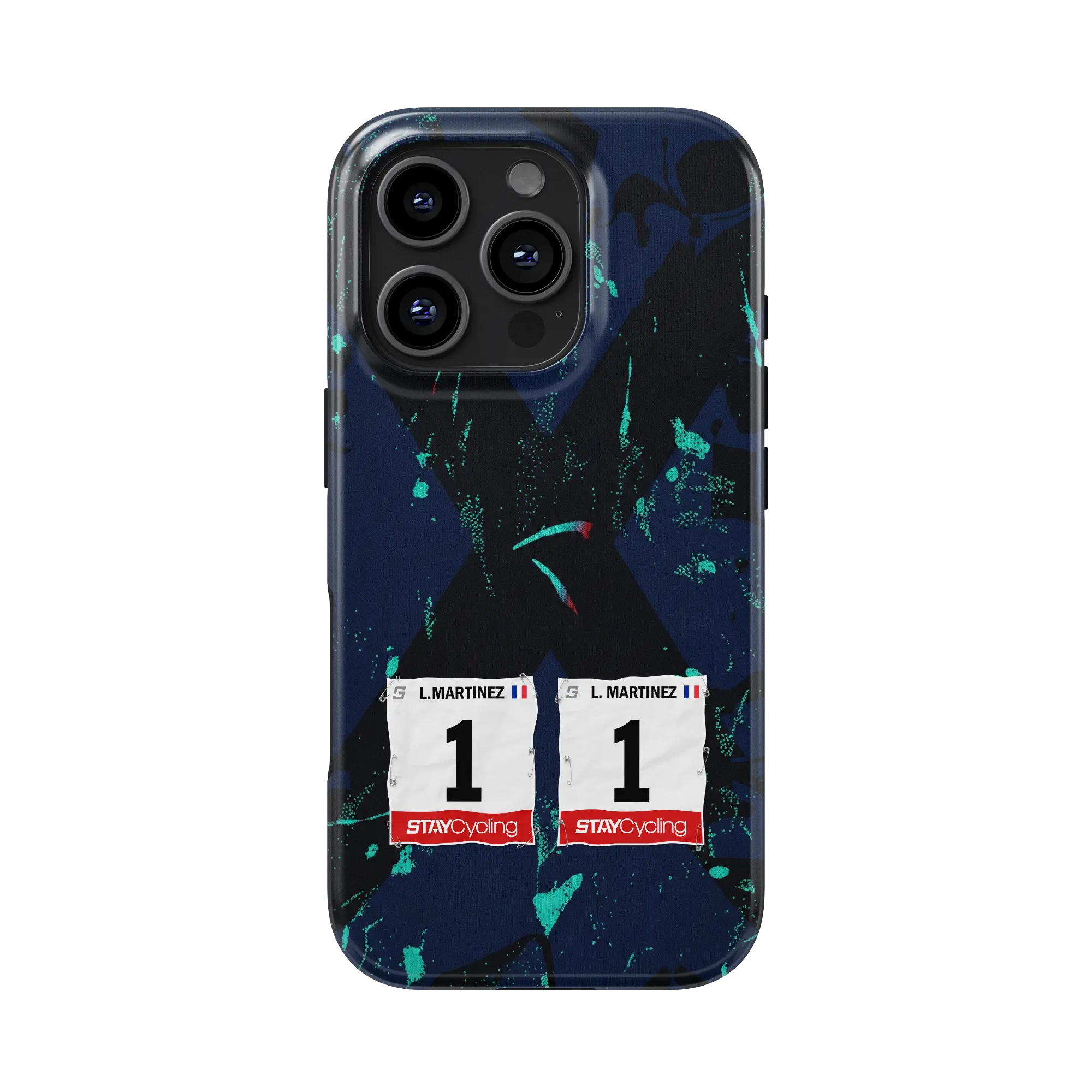 Coque iPhone personnalisée Team Bahrain Victorious avec dossard nom et numéro