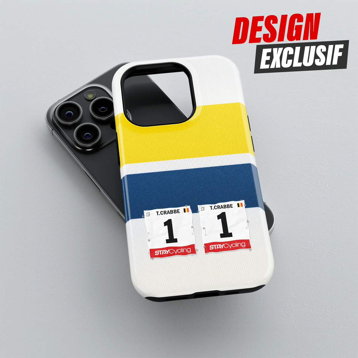 Coque téléphone cyclisme Flanders Baloise, protection double couche antichoc