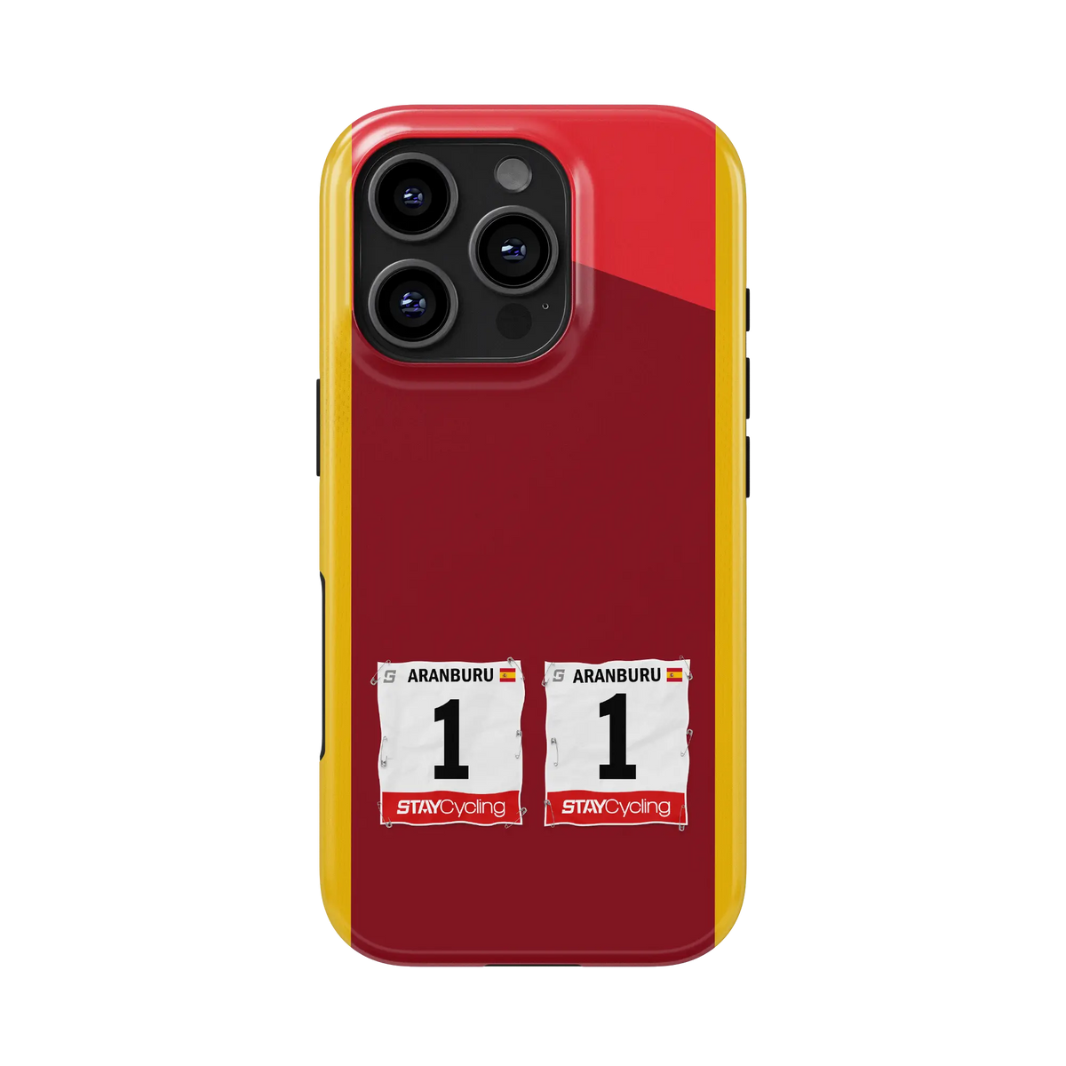 Coque iPhone cyclisme Cofidis personnalisée avec dossard, nom et numéro
