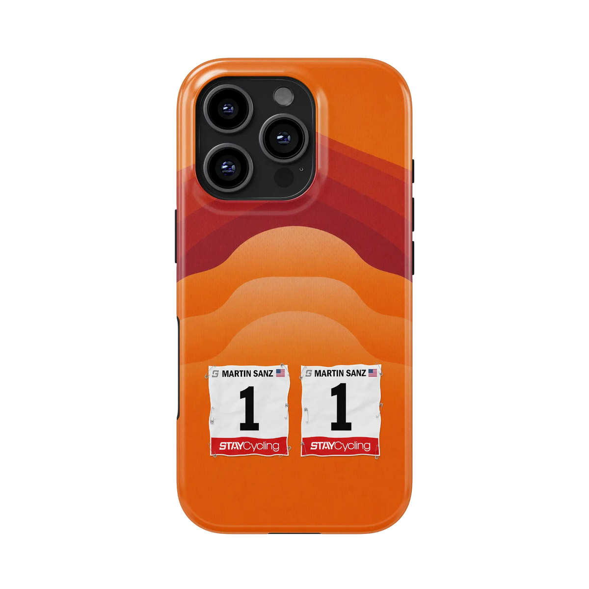 Coque iPhone cyclisme Euskaltel Euskadi personnalisée avec dossard, nom et numéro