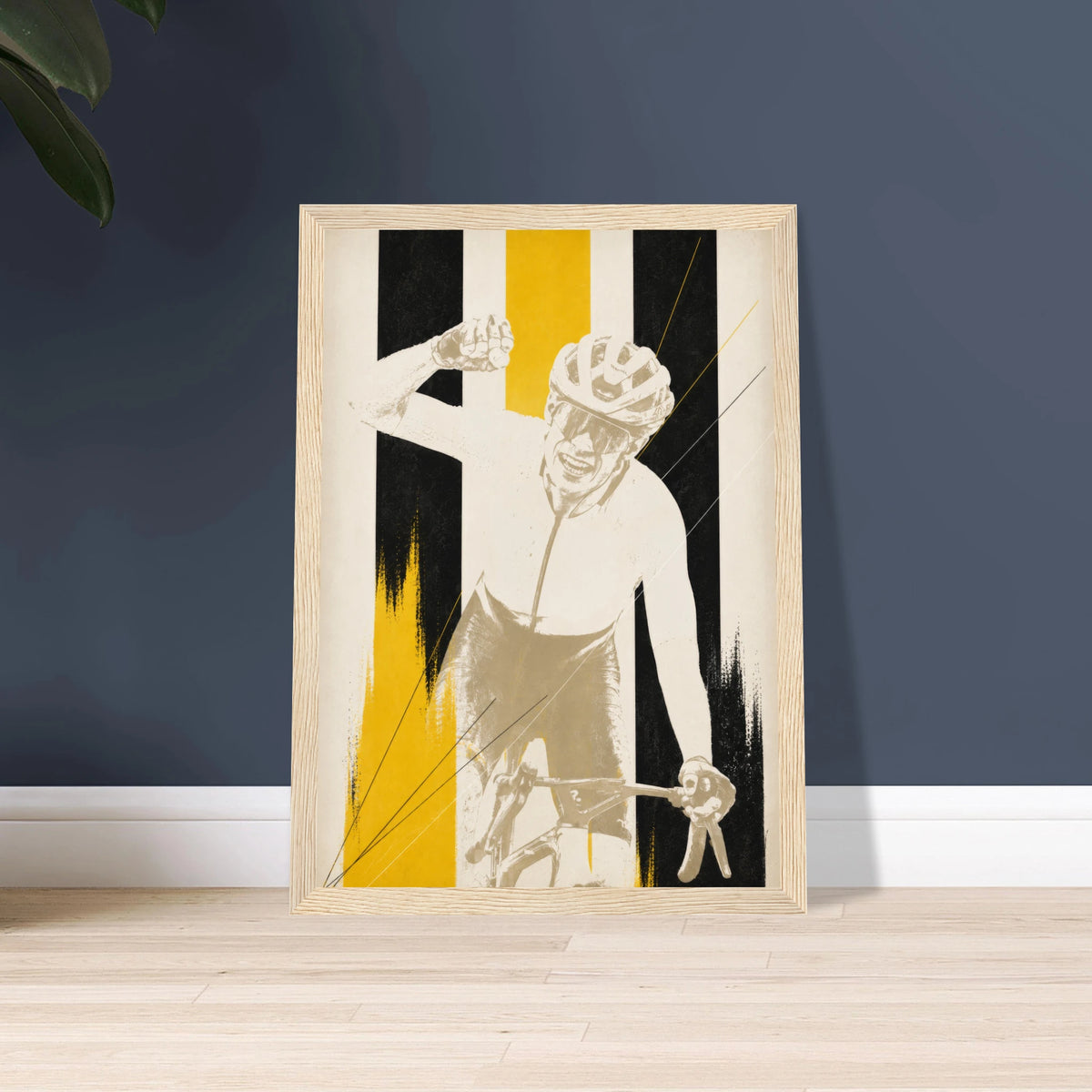 Affiche JONAS encadrée, décoration bureau ou atelier vélo