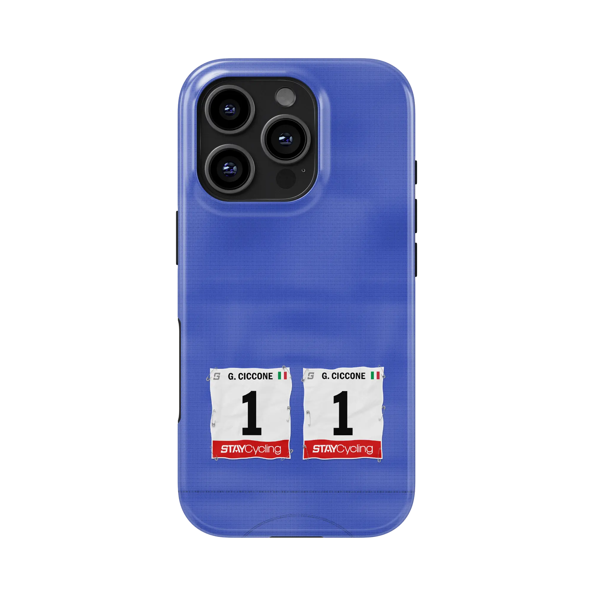 Coque iPhone personnalisée Maglia Azzura avec dossard nom et numéro