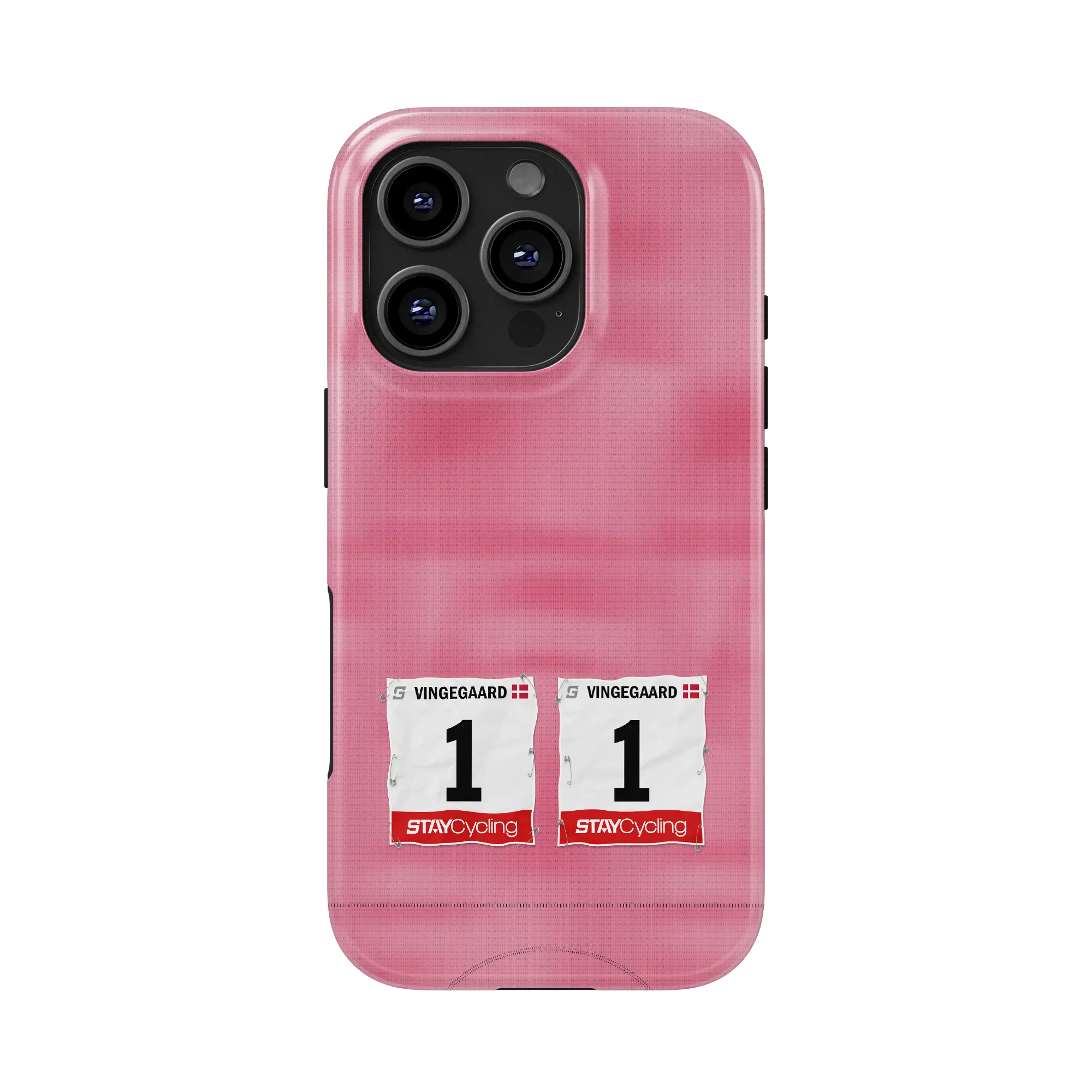 Coque iPhone personnalisée Maglia Rosa avec dossard nom et numéro