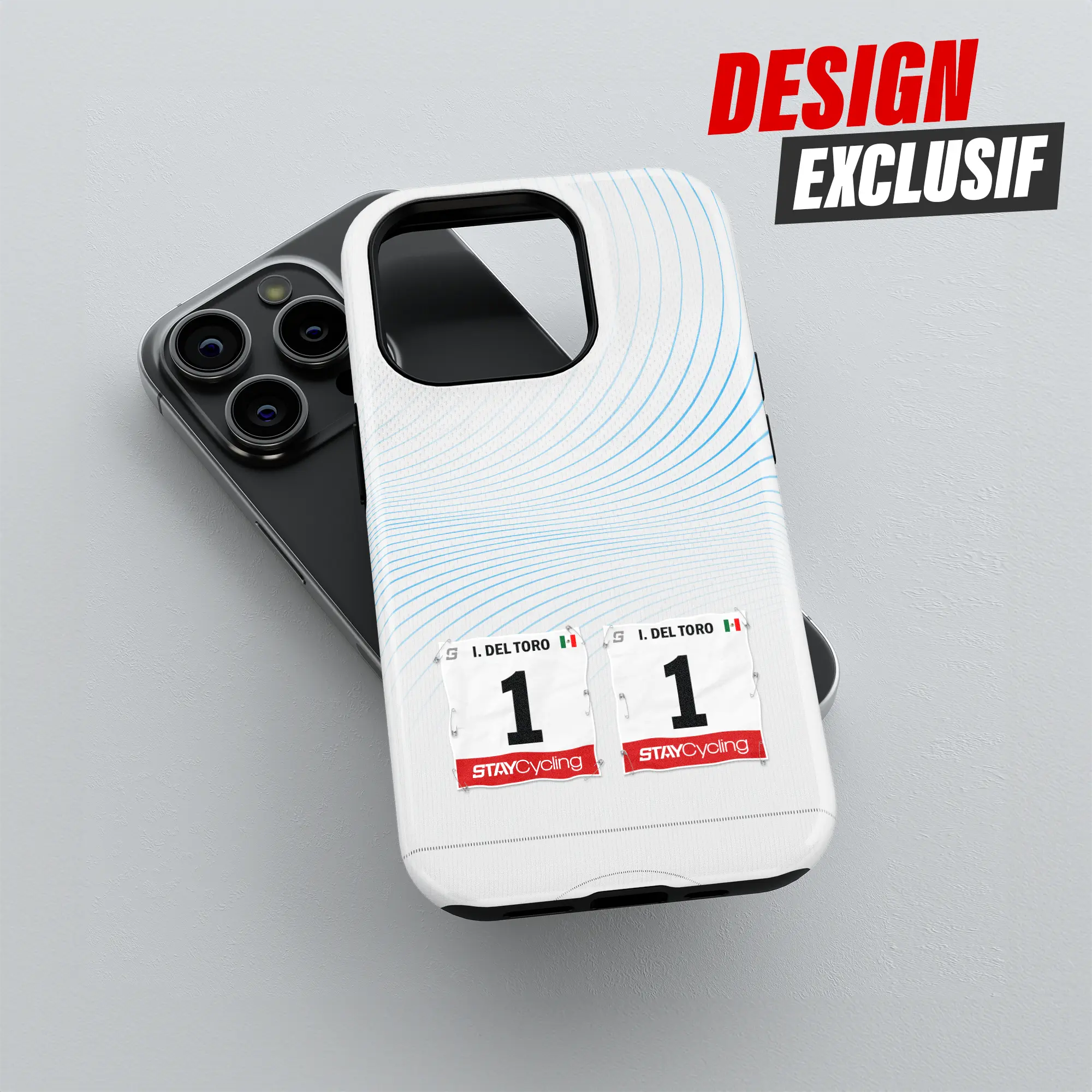 Coque de téléphone Maillot Meilleur Jeune, détail de l'impression 3D haute définition