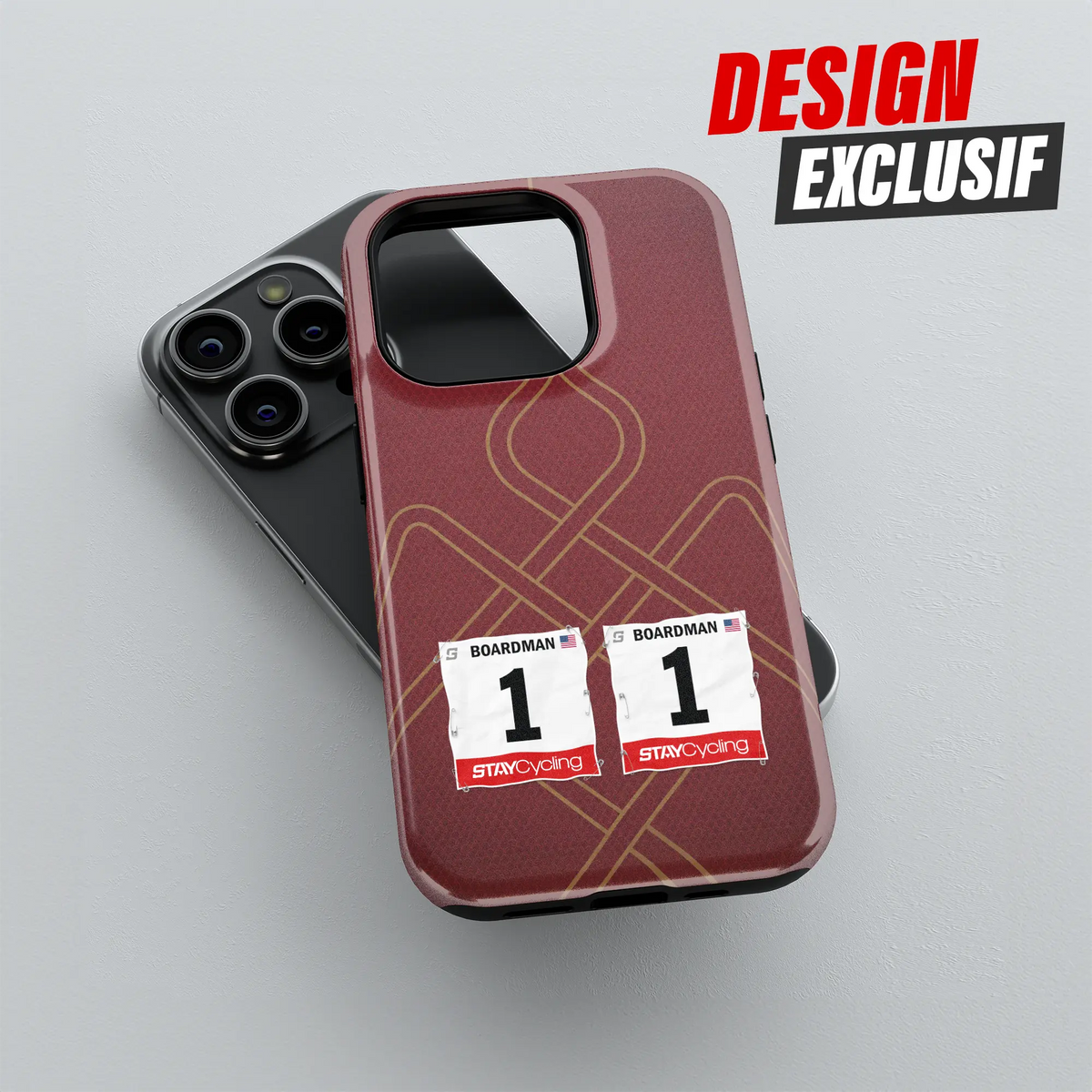 Coque téléphone cyclisme Modern Adventure, protection double couche antichoc