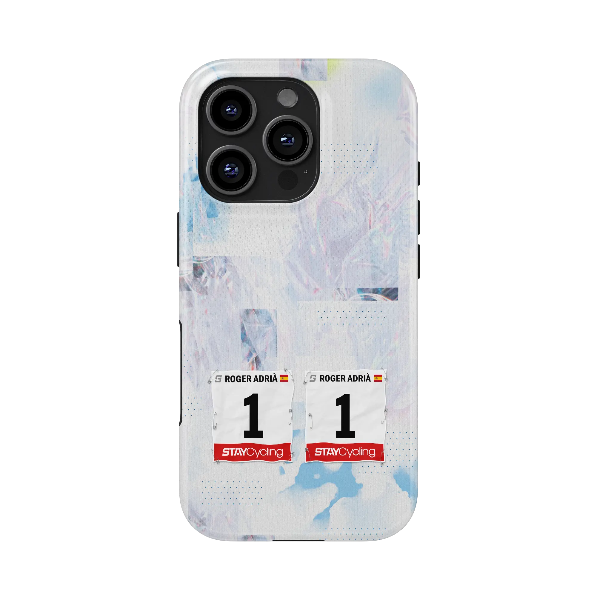 Coque iPhone personnalisée Movistar Team avec dossard nom et numéro