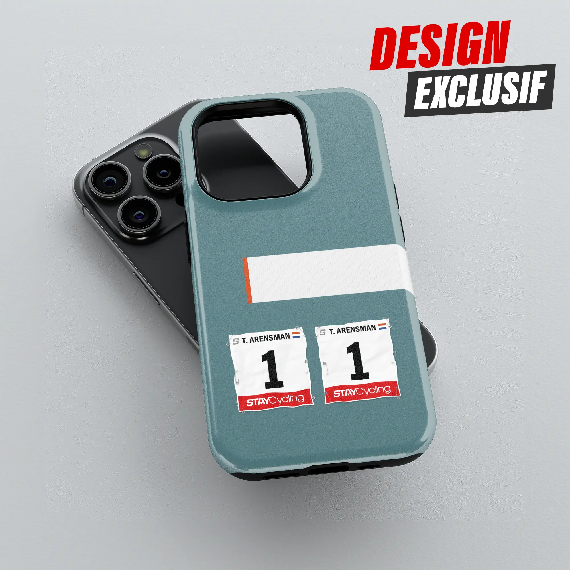Coque de téléphone Netcompany Ineos, détail de l'impression 3D haute définition