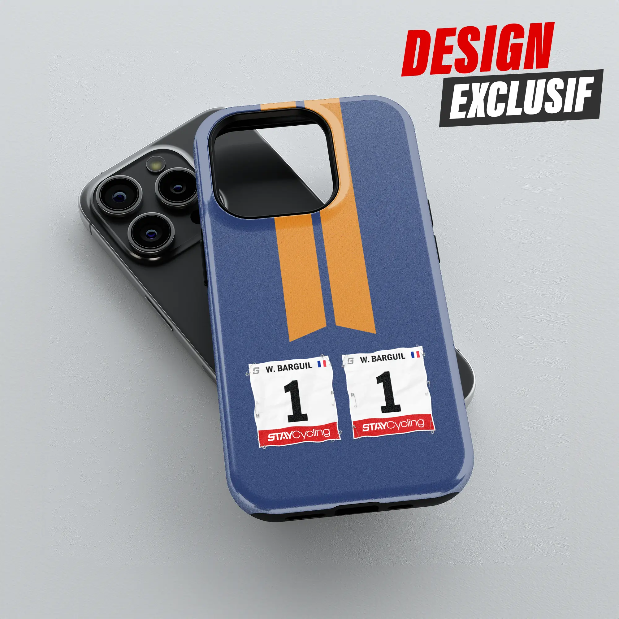 Coque de téléphone Team Picnic PostNL, détail de l'impression 3D haute définition