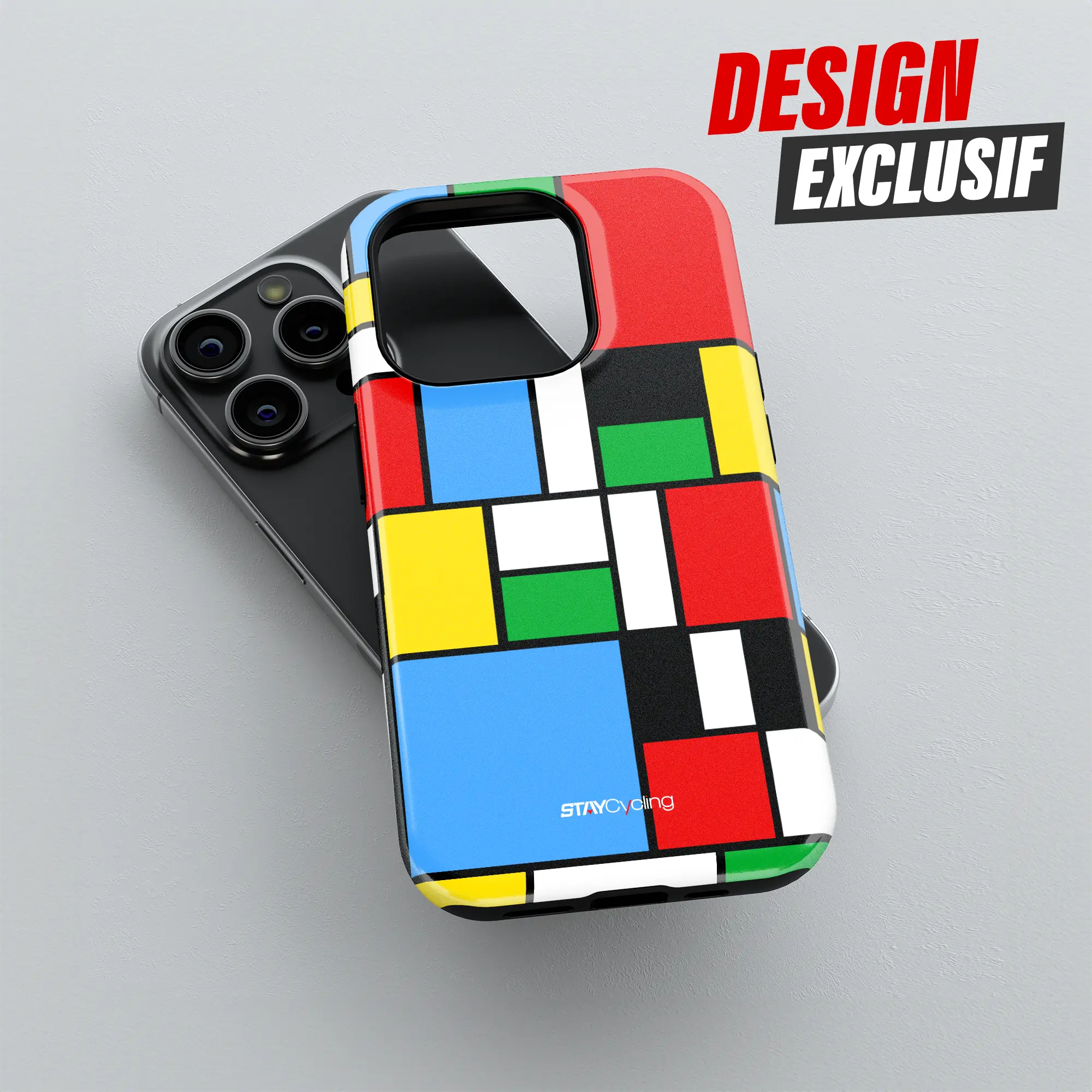 Coque iPhone World Champion, détail de l'impression 3D