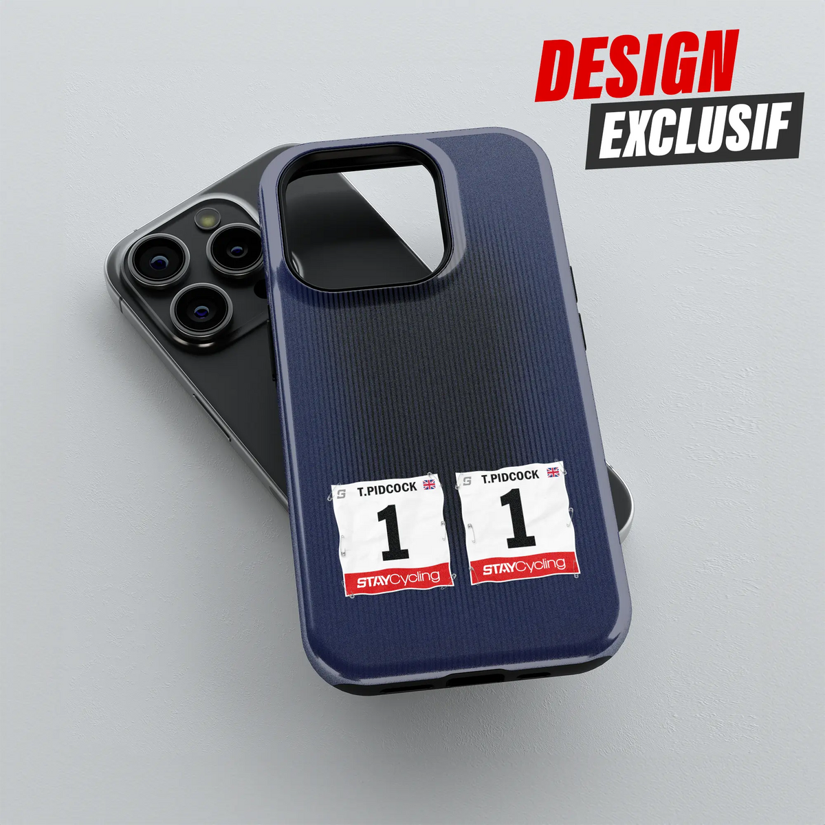 Coque téléphone cyclisme Pinarello, protection double couche antichoc