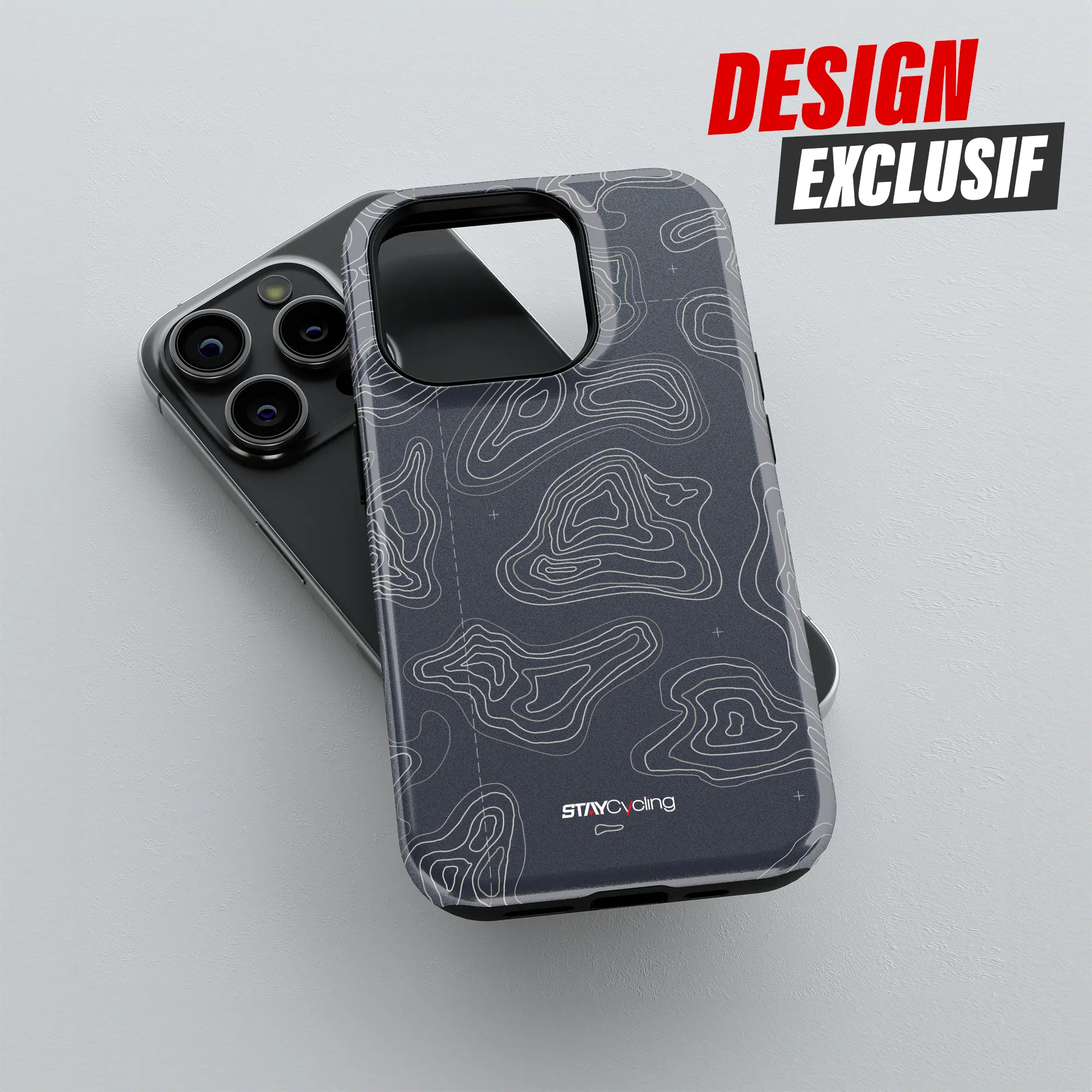 Coque iPhone Road Map, détail de l'impression 3D