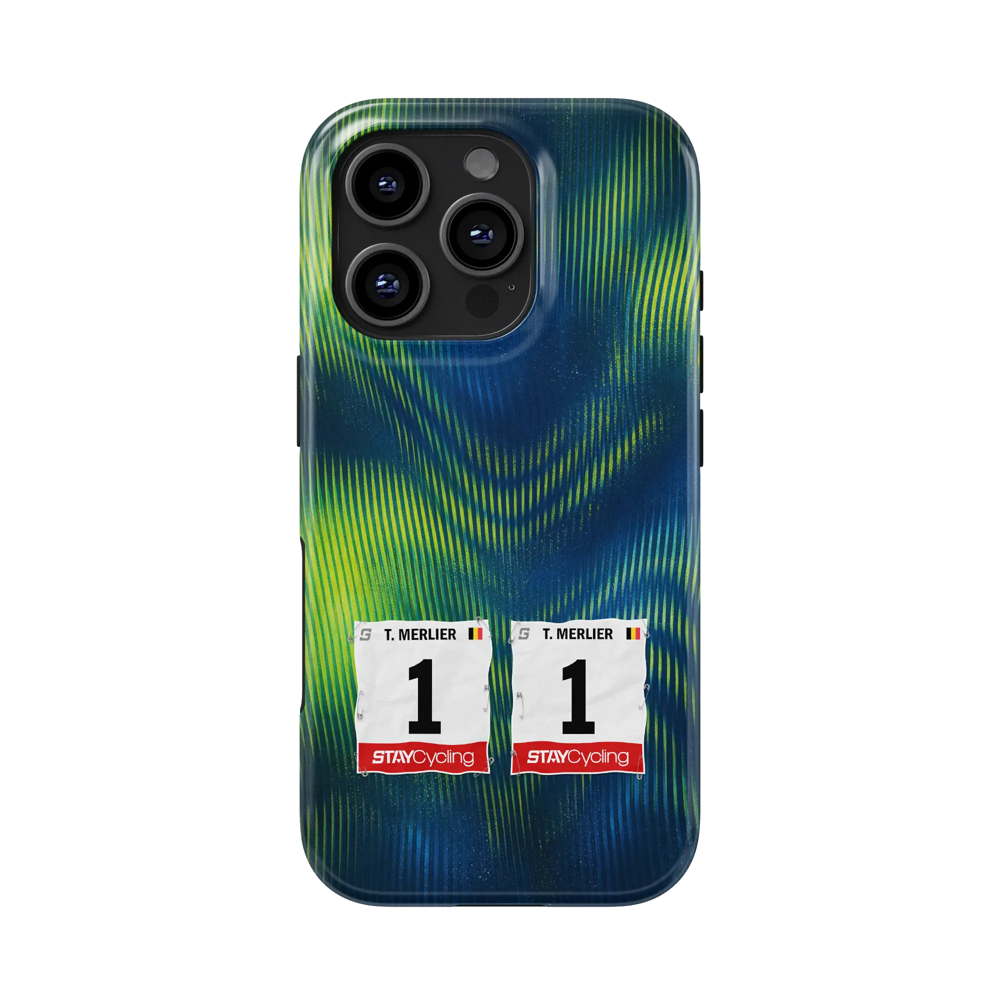 Coque iPhone personnalisée Soudal Quick-Step avec dossard nom et numéro