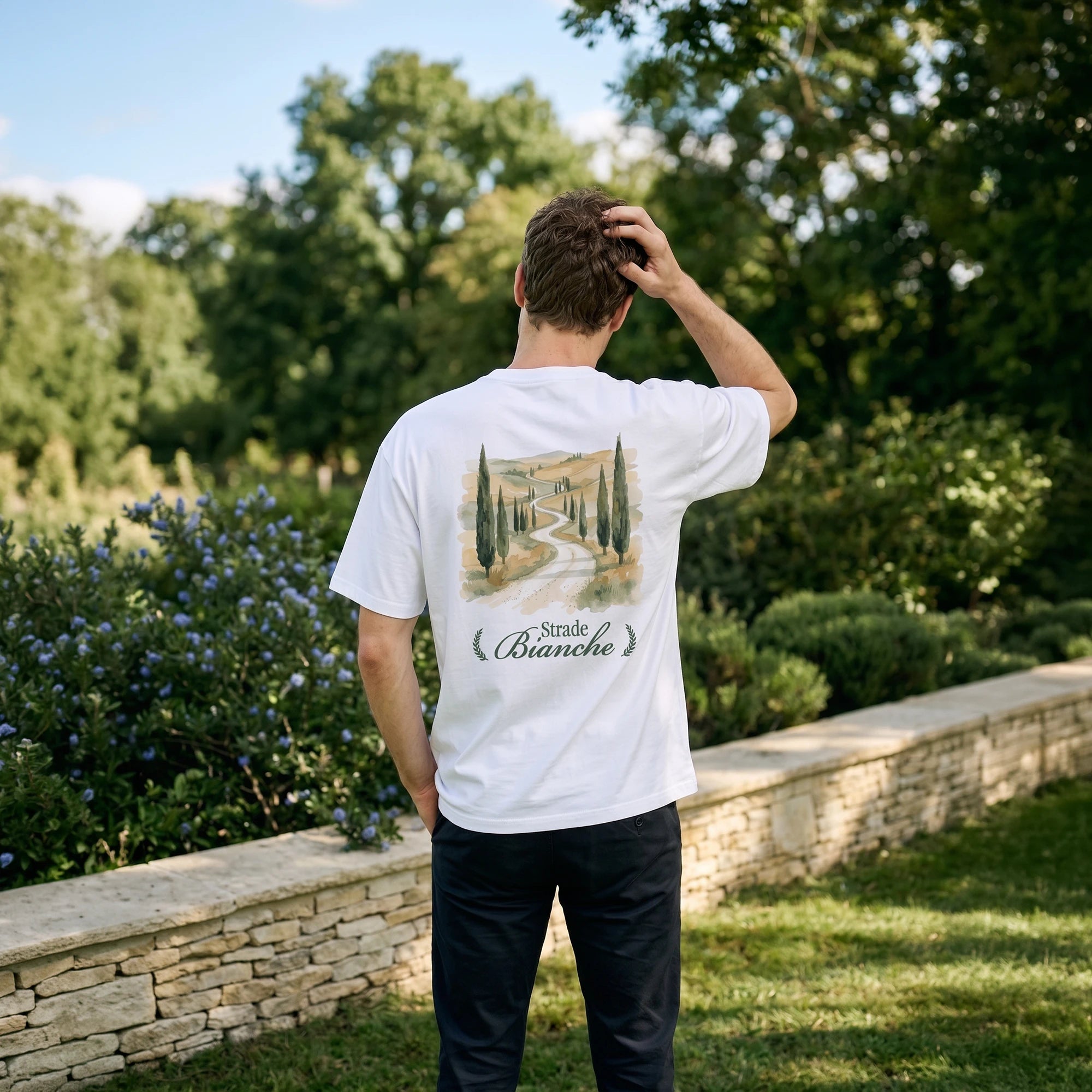 T-shirt oversize - Strade Bianche