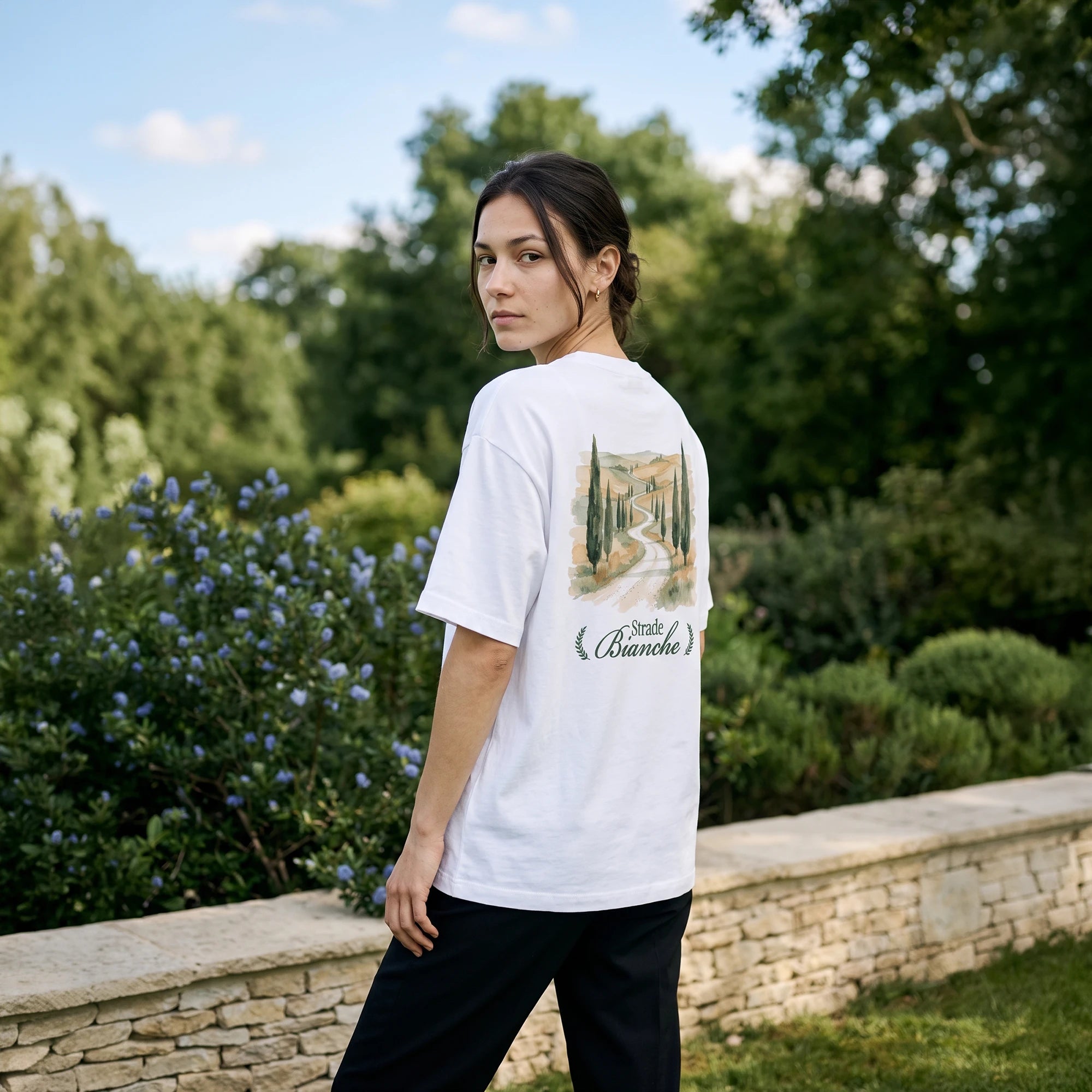 T-shirt oversize - Strade Bianche