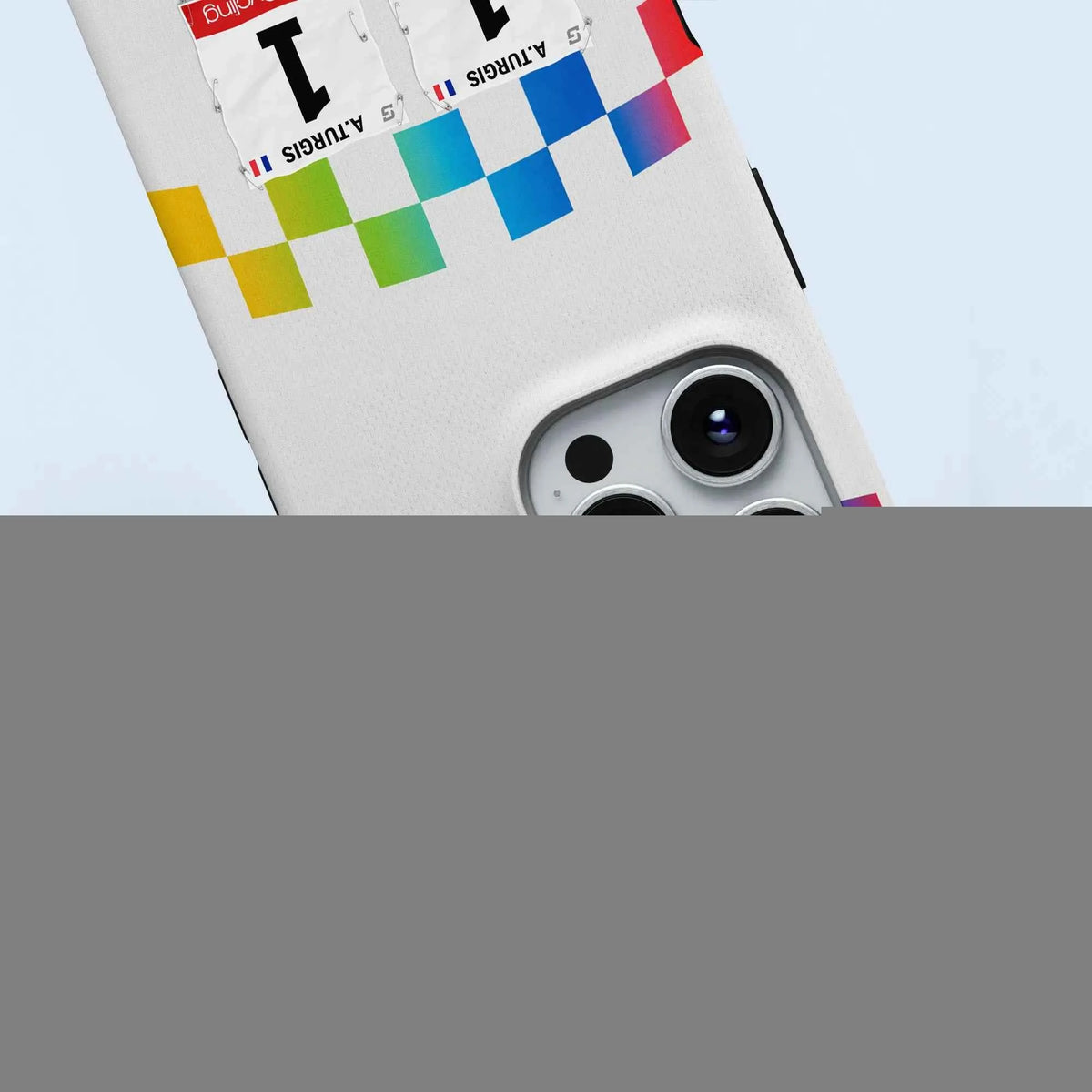 Coque téléphone cyclisme Total Energies, protection double couche antichoc