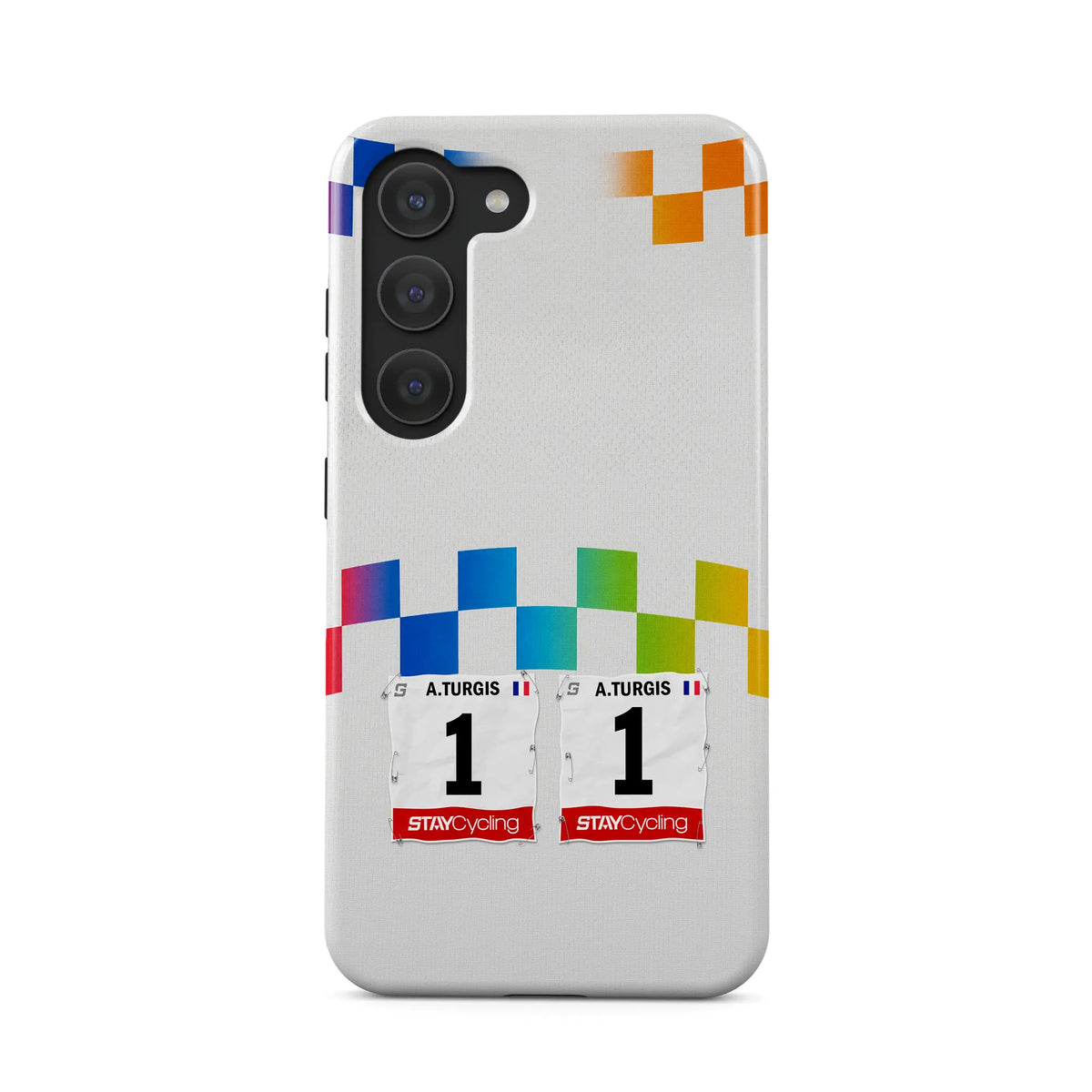 Coque de téléphone Total Energies, détail de l'impression 3D haute définition