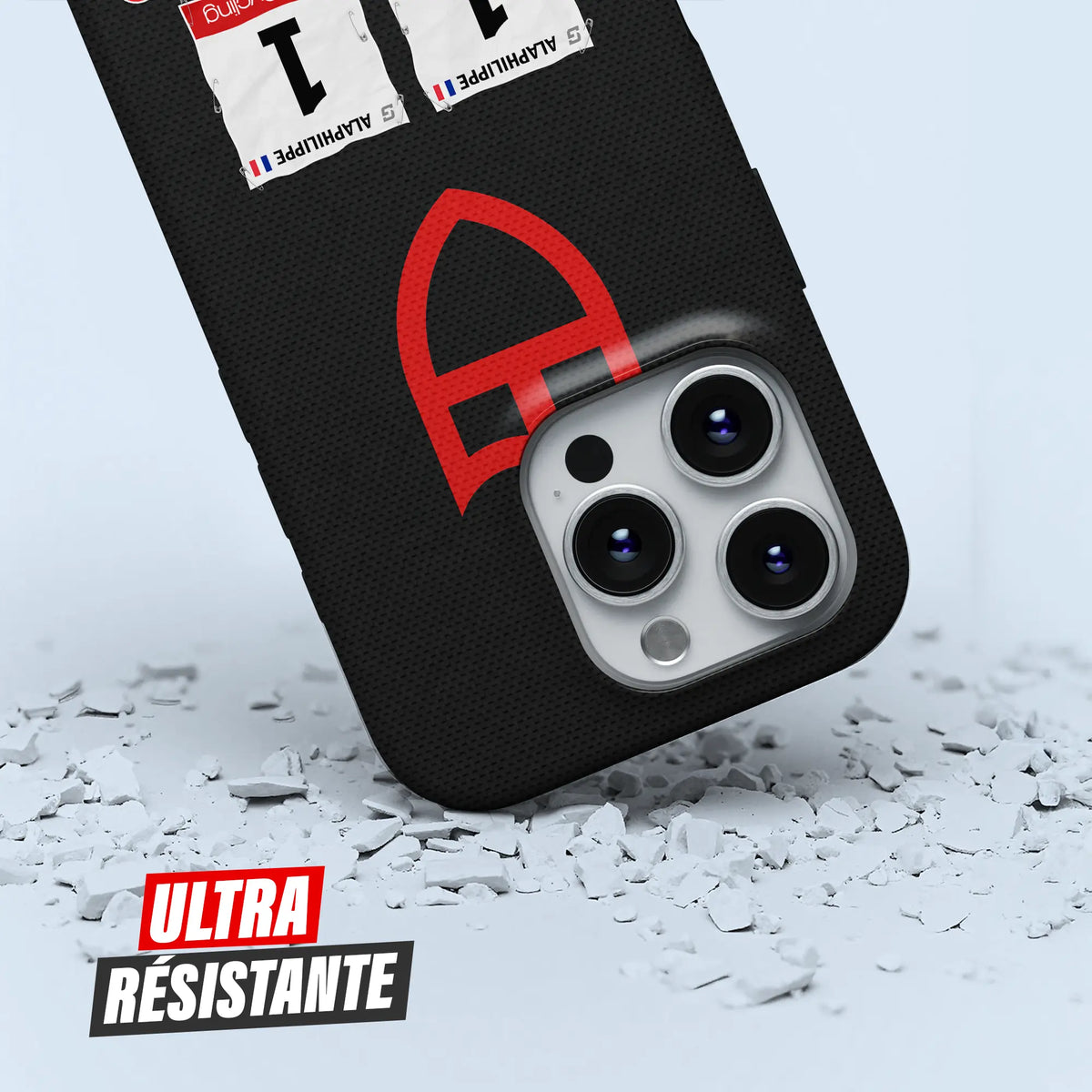 Coque téléphone cyclisme Tudor Pro Cycling, protection double couche antichoc