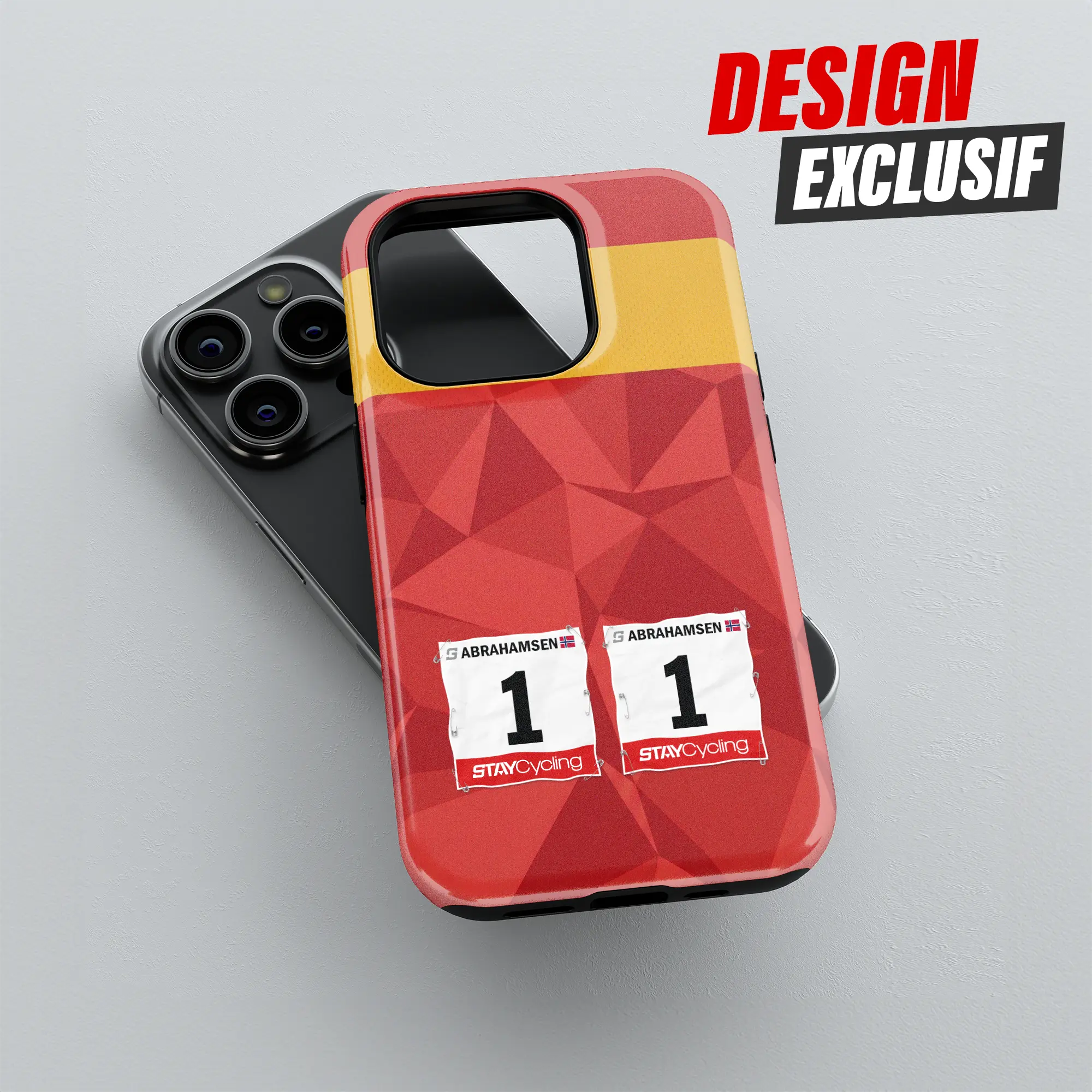 Coque de téléphone Uno-X Mobility, détail de l'impression 3D haute définition