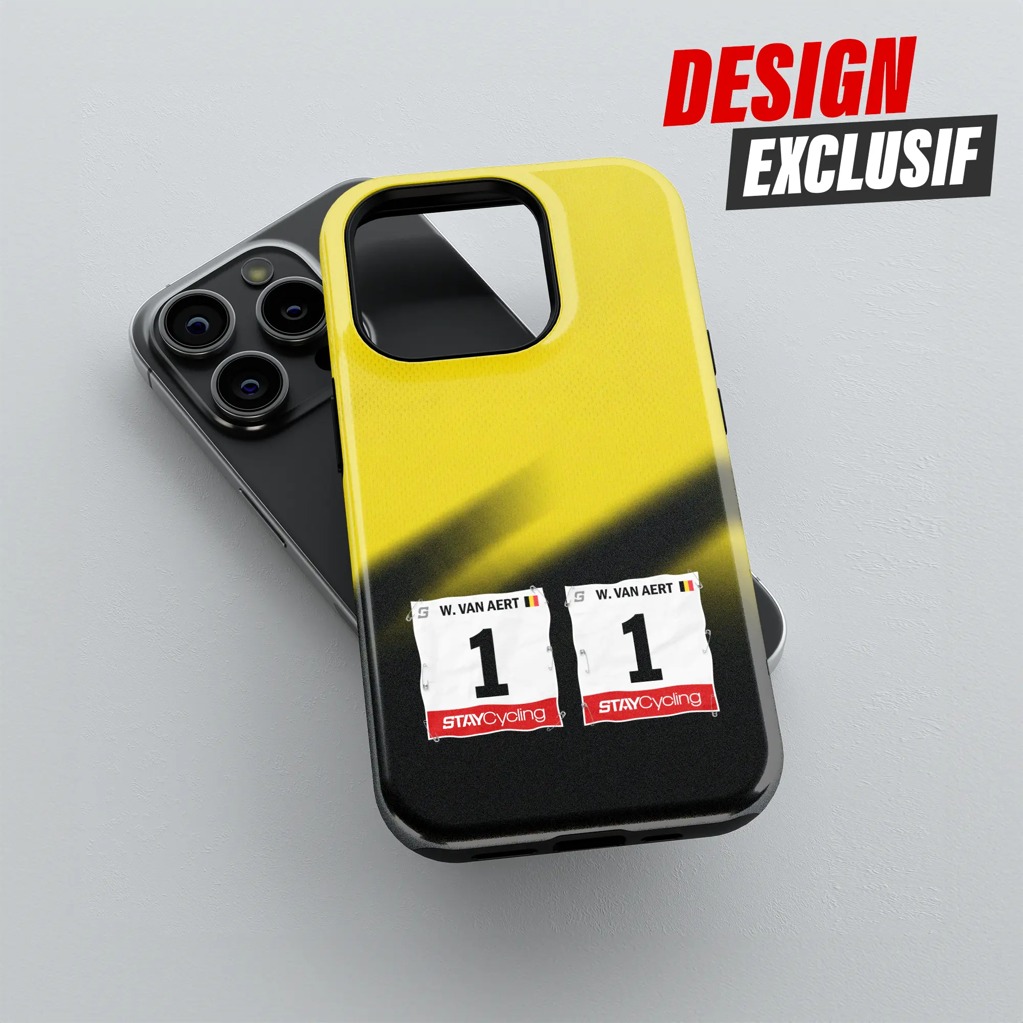 Coque de téléphone Visma Lease a Bike, détail de l'impression 3D haute définition